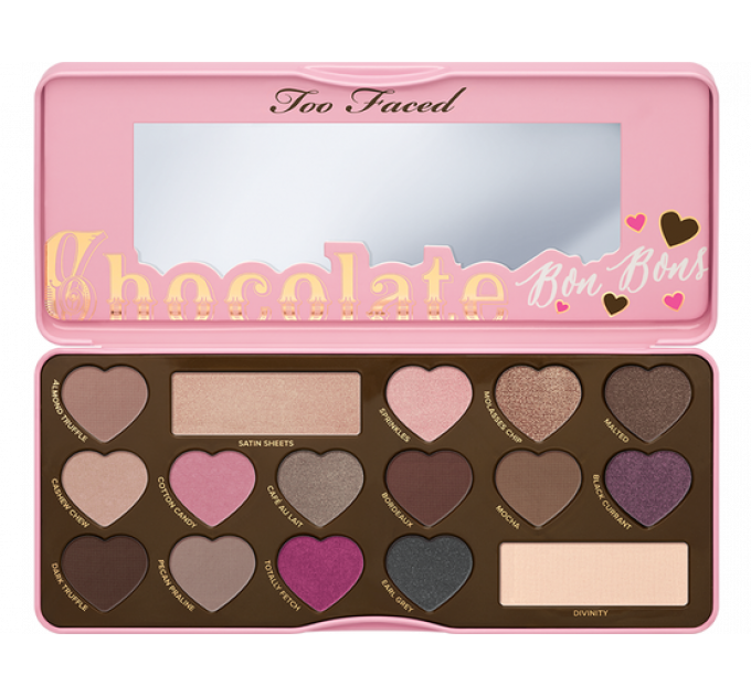 Too Faced Chocolate Bon Bons Eyeshadow Palette палетка теней